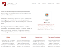 Tablet Screenshot of guidecappartners.com